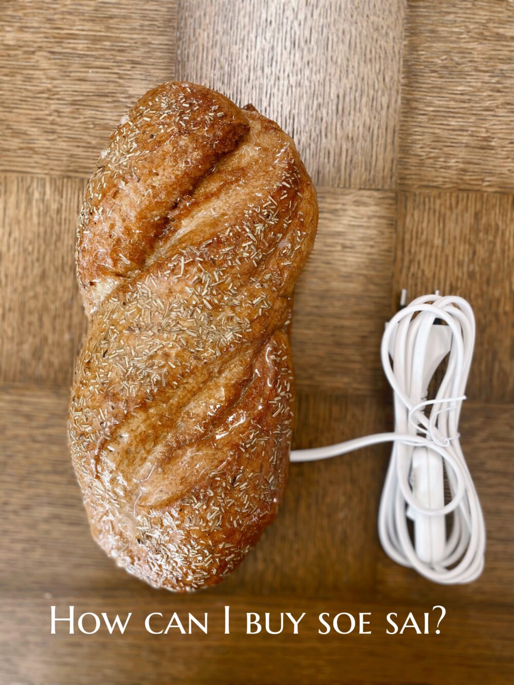 Spice Bread Lamp with cable 1